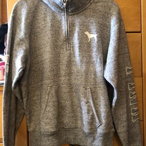 Victoria’s Secret Pink half zip up sweater
